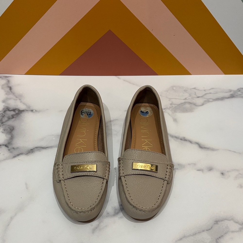 Calvin Klein Women's Beige Loafers